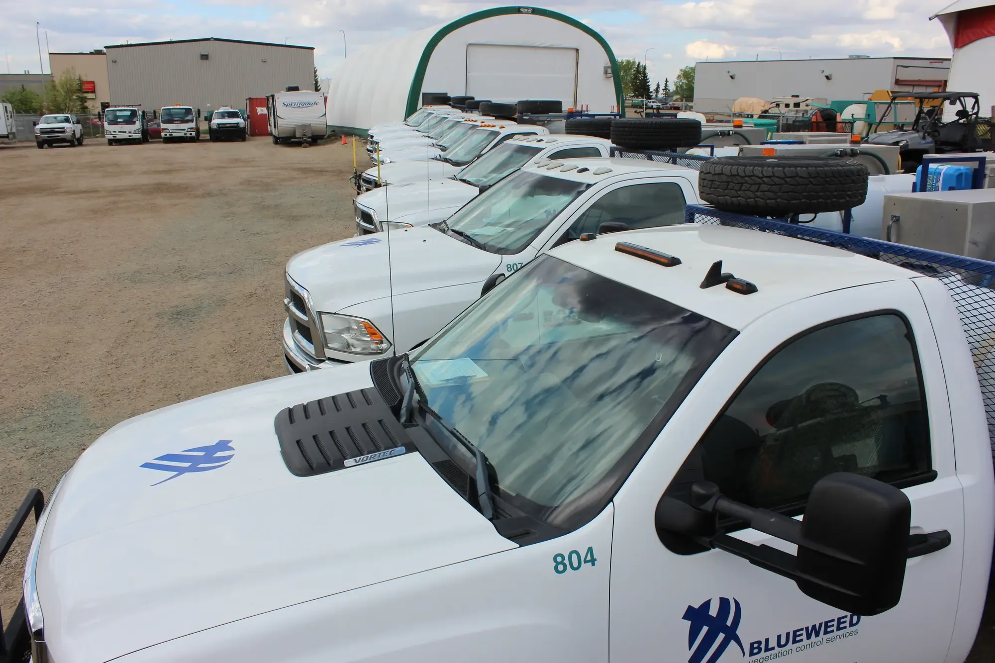 Pipeline ROW in winter conditions